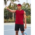 thumbnail image 6 of COOFANDY Men's Workout Tank Tops V Neck Sleeveless Shirts Quick Dry Athletic Gym Muscle T Shirt Lightweight Soft Tee, 6 of 6