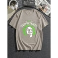 thumbnail image 2 of Camiseta con patrón de payaso informal de verano para hombre: ¡luce elegante y siéntete genial!, 2 of 4
