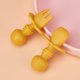 thumbnail image 1 of Cubiertos para Niños - Cucharas y Tenedores para Niños - Kit de Alimentacion Complementaria Bebe - Cubiertos Portatiles ShuxiuWang 1327537016281, 1 of 5