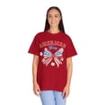 thumbnail image 3 of Coquette 4th of July Bow American Girly  Comfort Colors Shirt, 3 of 5