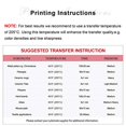 thumbnail image 5 of A-SUB Sublimation Paper 8.5x11 Inch 110 Sheets for Any Inkjet Printer which Match Sublimation Ink 125g, 5 of 5