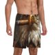 thumbnail image 2 of Fotbe Funny Bald Eagle Pantalones Cortos de Pijama para Hombre, Ropa de Dormir, Pantalones de Pijama Cortos para Hombre-X-Large, 2 of 6