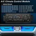 thumbnail image 2 of Módulo de panel de control del calentador de aire acondicionado Unique Bargains para Chevrolet Silverado 1500 1999-2002 Unidad de clima HVAC No.599-218, 2 of 7