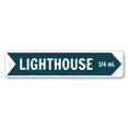 thumbnail image 2 of Lighthouse Novelty Sign, Metal Wall Decor - 4x18 inches, 2 of 4