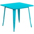 thumbnail image 1 of Bowery Hill 31.5" Square Metal Dining Table in Crystal Blue, 1 of 2