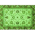 thumbnail image 1 of Ahgly Company Indoor Rectangle Oriental Green Traditional Area Rugs, 2' x 4', 1 of 4