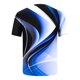 thumbnail image 5 of Mens Pantalones Casuales Cuello Redondo Impresión de Manga Corta Blusa Y Pantalones Cortos Traje, Pantalones de Traje para Hombres, 5 of 7
