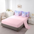 thumbnail image 5 of Erosebridal Cute Animals Axolotl 7-Piece Twin Bedding Sets,Kawaii Rainbow Stars Bedding Comforter Set For Girls Kids,Reversible, 5 of 7