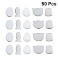 thumbnail image 2 of MasteelfCA 50 Pcs Stainless Steel Pet Tag Dog Chain Hanging Pendant Creative Pets Blank Tag Puppy Traction Rope Accessories for Puppy Teddy DIY Craving (Silver, Mixed Style), 2 of 7
