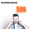 thumbnail image 4 of Yucurem Soft Swimming Earplugs, Waterproof Silicone Diving Supplies, Portable Earplugs for Shower and Swimming (Orange), 4 of 8
