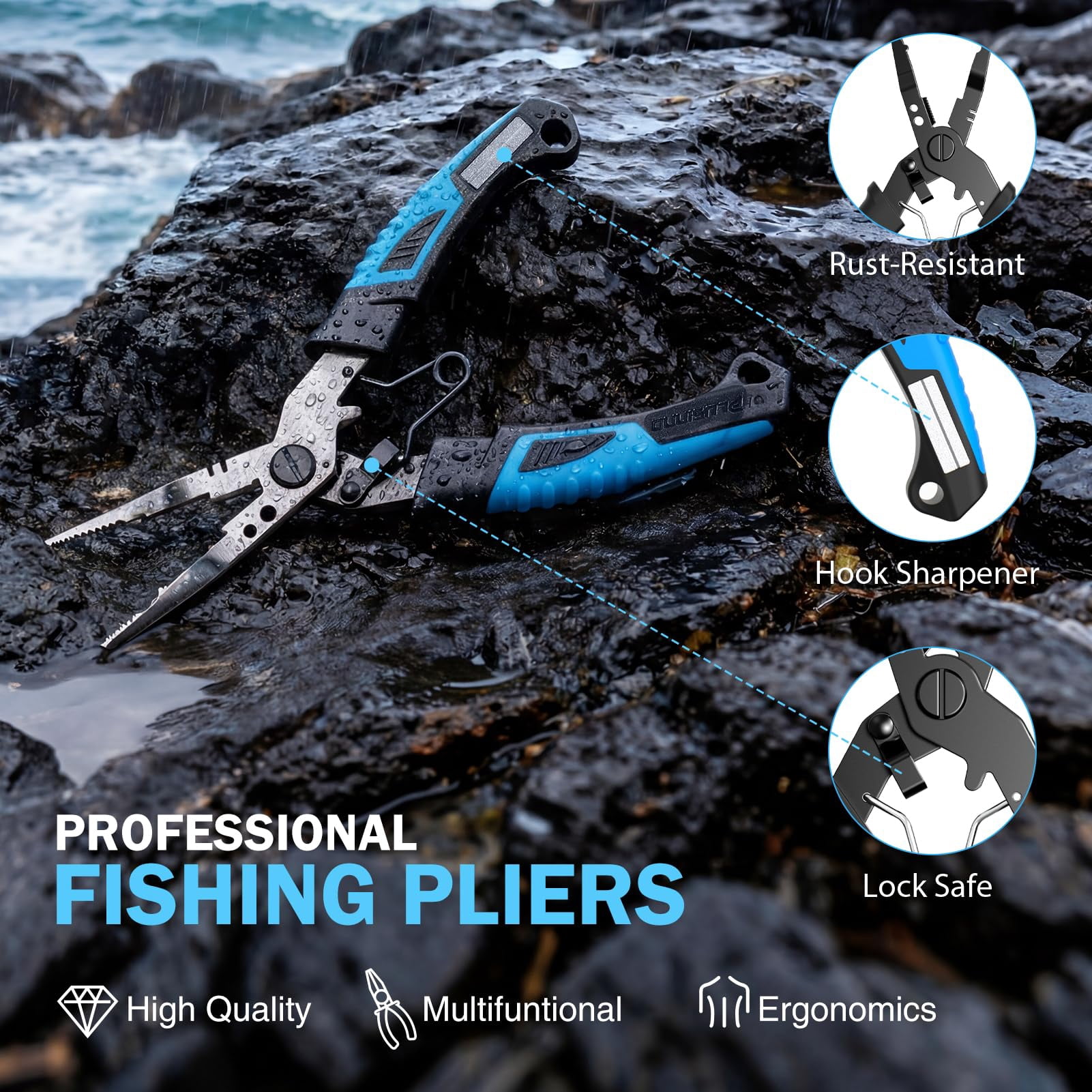 Fishing Gear  Backpack With Tackle Box Waterproof Rod Holders Lures Tools Pliers & Accessories Fish Gifts For Men
