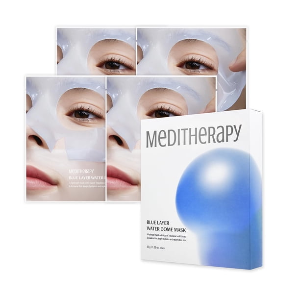 Mascarilla de hidrogel MEDITHERAPY Bluelayer Water Dome con ácido hialurónico