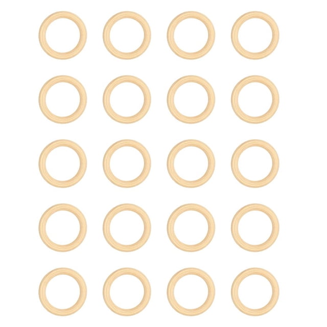 Paquete de 20 anillos de dentición Qarigey circulares redondos para lactancia 3CM