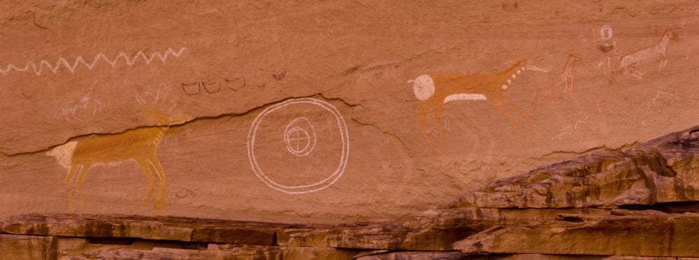 Petroglyphs On Sand