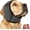 Black, variant on Soft Adjustable Noise Canceling Dog Calming Ear Muffs Anti Shake Cover for Bath Grooming Thunder Fireworks Vacuum (Gray, L)
