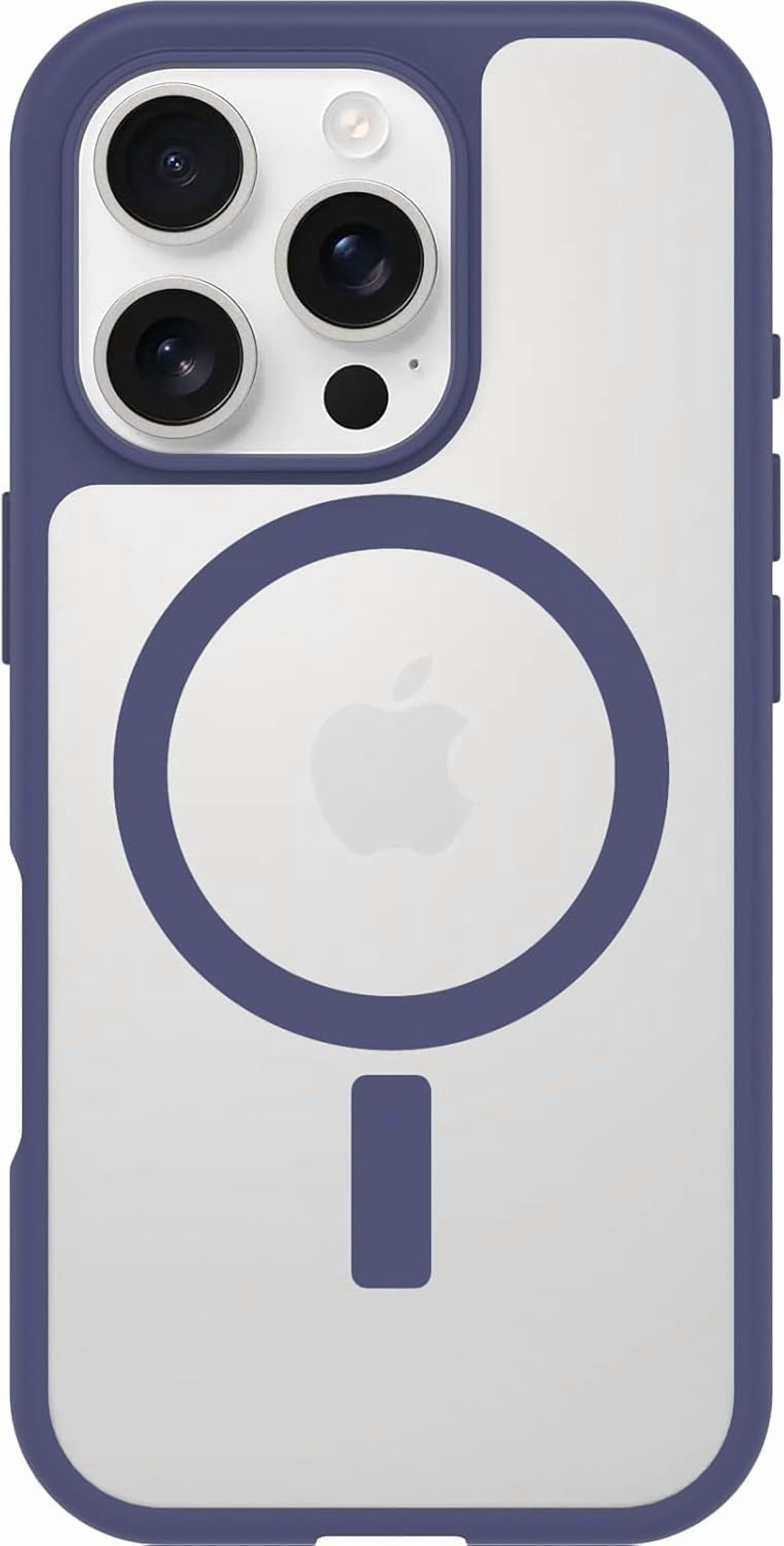 OtterBox iPhone 16 Pro (Only) - React Series Case - Denver Dusk (Clear/Purple) - Snaps to MagSafe - Ultra-Thin - Non-Retail Packaging