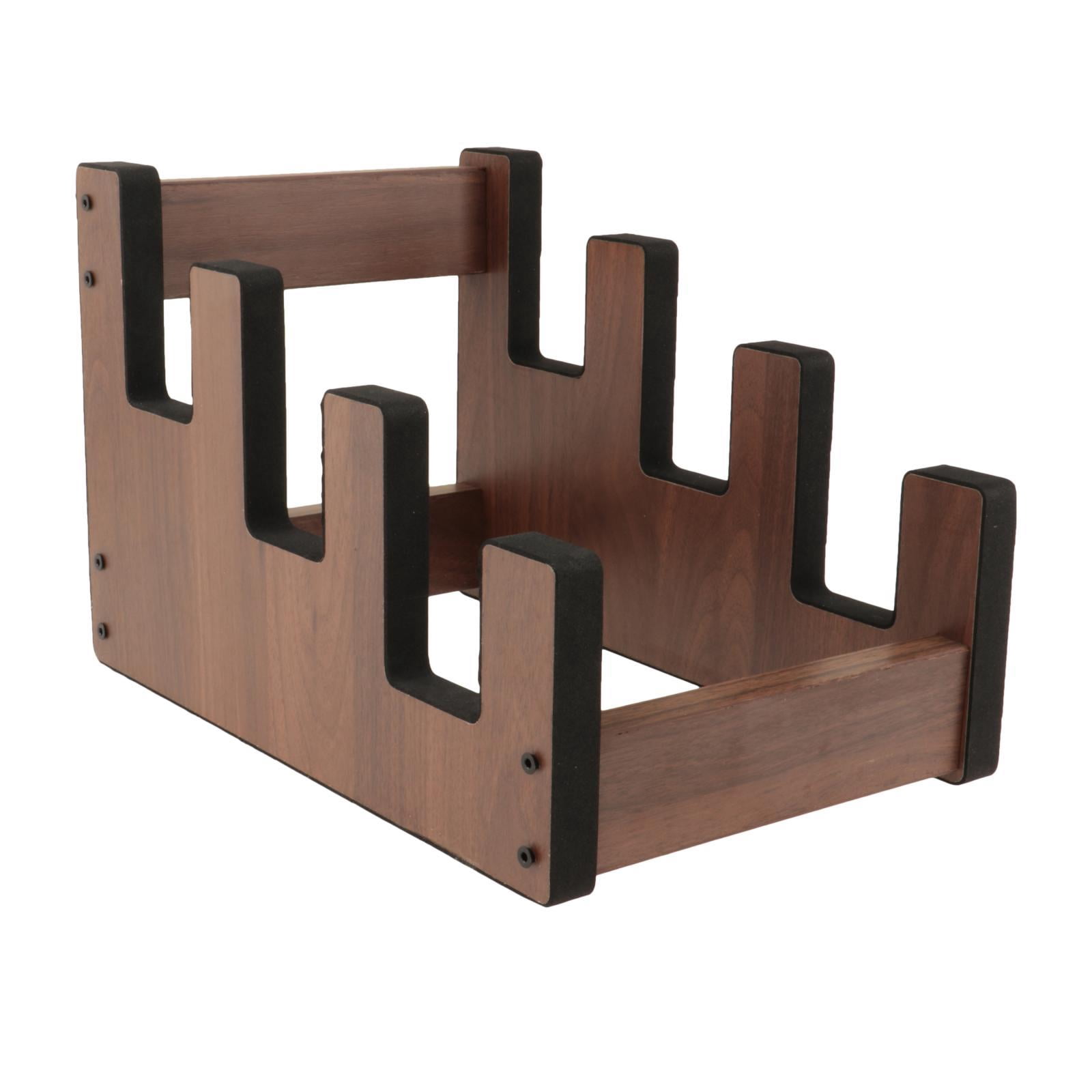 JWQFBC Electric Guitar Stand Front Display Instrument Holder Storage Wooden Guitar Rack