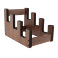 thumbnail image 4 of JWQFBC Electric Guitar Stand Front Display Instrument Holder Storage Wooden Guitar Rack, 4 of 9