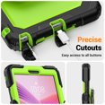 thumbnail image 7 of Case for Lenovo Tab One/K9 8.7 Inch 2025, 360 Rotating Stand Handle Shoulder Strap Heavy Duty Shockproof Cover, Lime PC, 7 of 7