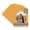 Golden Orange, variant on Orange Picture Frame Mat for 10x13 Frames - Oval Opening for 8x10 Photos - 10 Mats