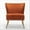 Orang Red, variant on US Pride Furniture Corisha 25"W Velvet Armless Accent Living Room Chair, Orange Red