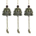 thumbnail image 1 of Vintage Engraved Wind Chimes Courtyard Garden Fish pattern, 1 of 5