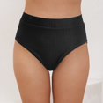 thumbnail image 5 of Yindaity Womens High Waisted Bikini High Waisted Bikini Bottoms Ruched Tummy Control Swimsuits Bottoms Sexy Swim Bottom Bathing Suits for Women(Black,2XL), 5 of 9