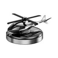 thumbnail image 2 of Naierhg Solar Powered Fighter Airplane Car Air Freshener Creative Shape Auto Essential Oil Diffuser Car Ornament, 2 of 8