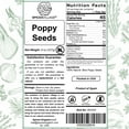 thumbnail image 6 of SPICES VILLAGE Poppy Seeds [ 8 oz ] - Whole Poppy Seeds for Baking, Bagels, Muffins, Cookies, Washed Poppy Seeds for Bakery & Pastry - Kosher, Gluten Free, Non GMO, Resealable Bulk Bag, 6 of 7