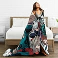 thumbnail image 5 of My Hero Academia Blanket, Anime Throw Blanket For Couch Sofa Bed, Soft Cozy Lightweight Warm Flannel Blanket, Home Decor, Anime Gifts For Boys Girls Kids Teens, 40"X30", 5 of 9