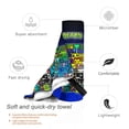 thumbnail image 3 of Geometry Dash Microfiber Beach Towel, 31.5"x63" Oversized Sand Free Travel Towels Quick Dry Swimming Towel, Lightweight Camping Towel Super Absorbent Pool Towel for Vacation Essentials Gift, 3 of 7