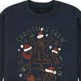 thumbnail image 3 of Disney Winnie The Pooh - Tigger, Pooh, Eeyore, & Piglet Christmas Crew - Men's Crew Neck Fleece Pullover, 3 of 5