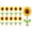 A, variant on 10/50pcs Spring Wobbly Flower Car Dashboard Ornament Interior Decor Figurine, Mini Flowers for Car Dashboard, Cute Sunflower Self-Adhesive Car Decor, for Car Decor & Home Office Desk