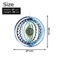 thumbnail image 2 of Accent Collection Colorful Geometric Stainless Steel Garden Wind Spinner, 2 of 6