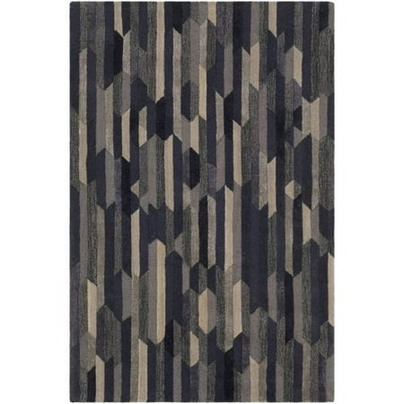 Ivy Bronx Borel Hand Tufted Navy Tan Area Rug This On Opens A Dialog That Displays Additional Images For Product With The Option To Zoom In Or Out