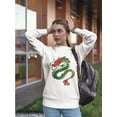 thumbnail image 2 of A Dragon Sweatshirt Women -GoatDeals Designs, Female 4X-Large, 2 of 4