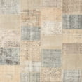 thumbnail image 1 of Ahgly Company Machine Washable Indoor Square Contemporary Light French Beige Brown Area Rugs, 6' Square, 1 of 7