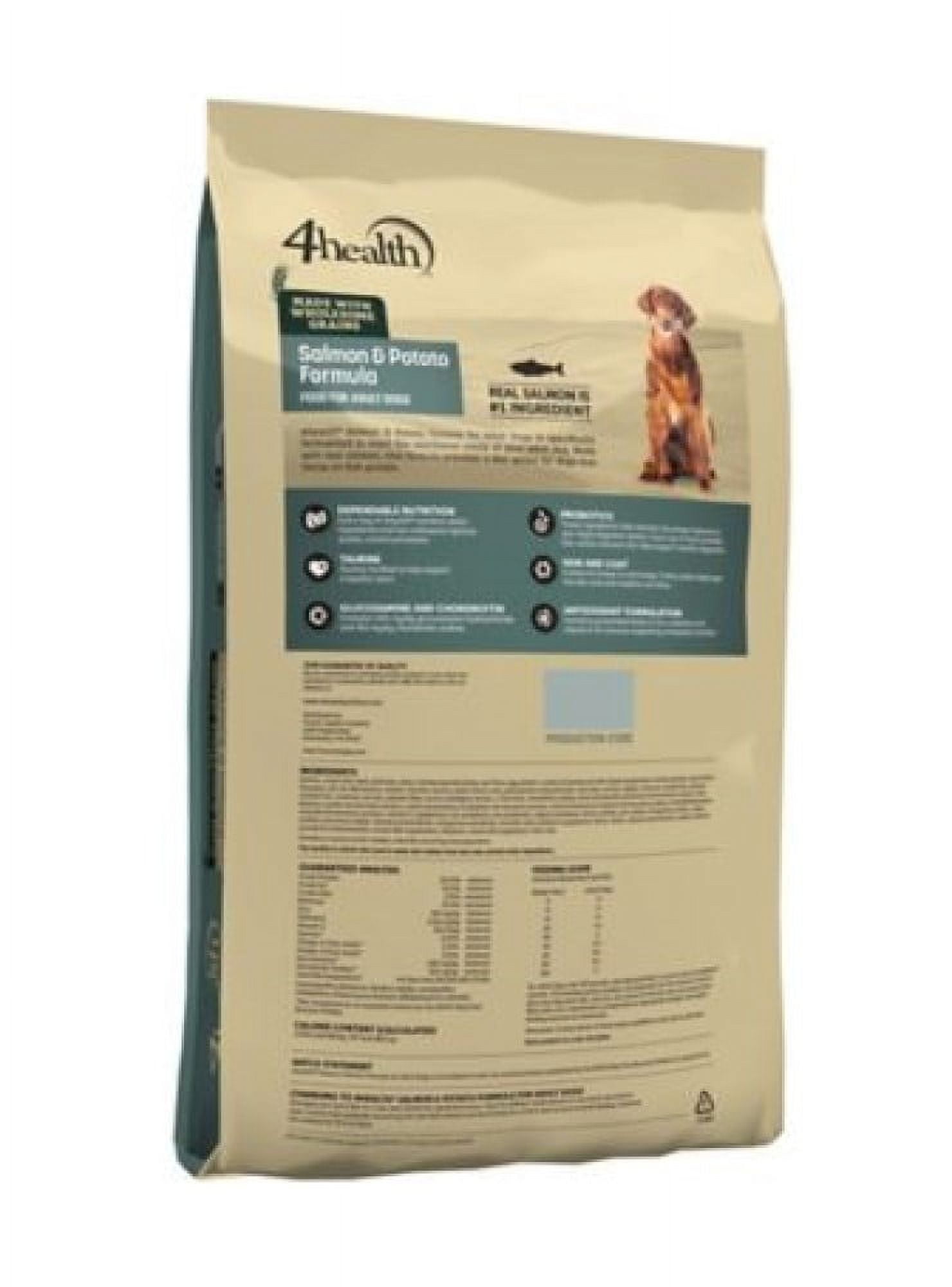 4health 9690 Wholesome Grains Salmon Potato Formula Dog Food 2128 35lb Bag Walmart