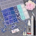 thumbnail image 3 of ERTZAE&nbsp;24 Color Resin Jelly Rhinestones For Bedazzling,Flatback Gems For Crafting,Bedazzling Kit For Clothing Shoes Book Diamond Art, 3 of 9