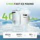 thumbnail image 2 of Fabricador de Hielo Nugget de Encimera KEENSTAR 18kg con Hielo Suave Masticable, 2 of 9