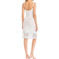 thumbnail image 5 of Women Sling Lace Stitching Hem U Neck Solid Color Midi Dress, 5 of 5