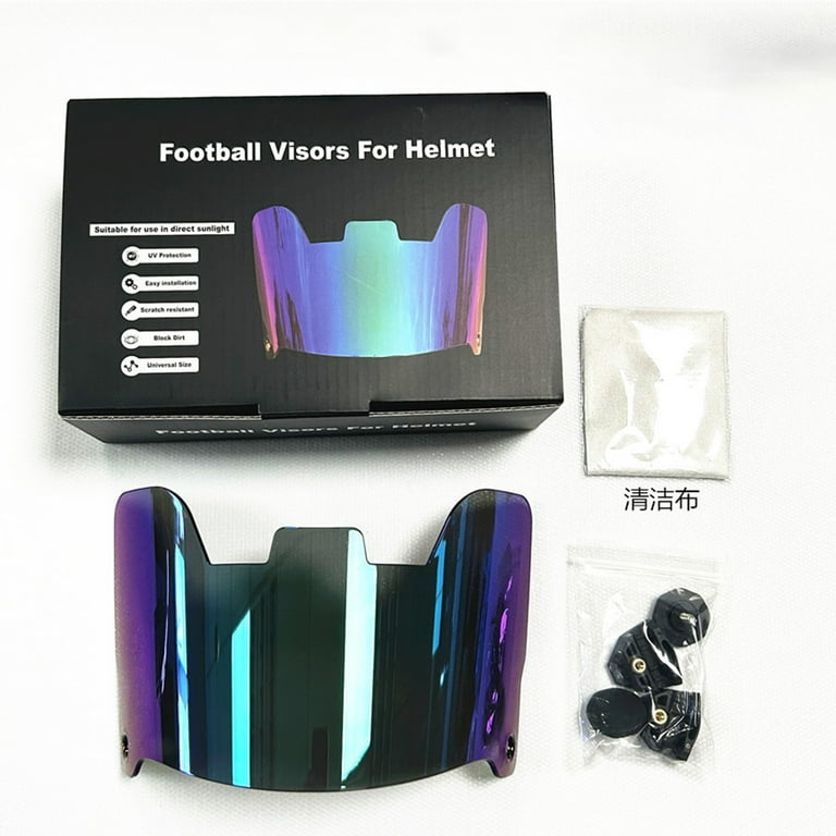 Multicolored Football Helmets Visors For Youth Eye Protections Eye