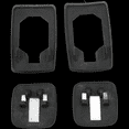thumbnail image 3 of Juego de 4 Sellos para Manijas de Puerta de Vehículo, 3 of 9
