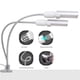 thumbnail image 3 of Lámpara de cultivo de plantas, 100 LED de espectro completo, ajustable a 5 niveles con temporizador automático / 3 h / 6 h / 12 h, 3 of 5