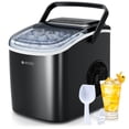 thumbnail image 1 of ecozy Maquina de Hielo - 9 Cubos de Hielo en 6 Minutos Ice Maker, Producción Diaria de 26 lbs, Autolimpieza con Bolsas de Hielo, Cuchara y Canasta para Cocina, Oficina, Bar, Fiesta - Negra, 1 of 5