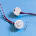 thumbnail image 2 of HLONK 2 Pcs Détecteur de Mouvement PIR Capteur de Mouvement Infrarouge Mini Design Rond pour Éclairage Domestique Intelligent Systèmes de Sécurité Contrôle Automatique Marche/arrêt Installation Facile Faible, 2 of 5