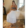 thumbnail image 7 of MOSHU High Waist Midi Skirt for Women A-Line Pleated Skirts with Pockets Flowy Dresses, 7 of 7