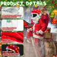 thumbnail image 3 of Cubierta de Casco BUAEL Extra Grande Navidad Santa con Luz, 3 of 7