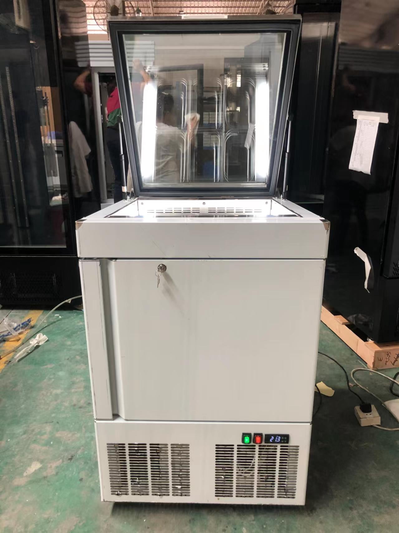 Kolice Commercial Desktop 6 Drums Ice Cream Display Showcase Freezer,Tabletop Ice Cream Display Freeze