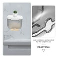 thumbnail image 3 of STRANDCHIC 1ensemble Support Mural pour Rouleau de Papier Toilette avec Rangement Design Moderne Accessoires de Salle de Bain Matériau PP, 3 of 8